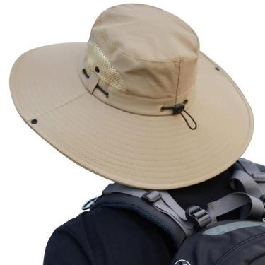 Imagem de Chapéu de balde Muryobao Sun Protection UPF50+ à prova d'água bege