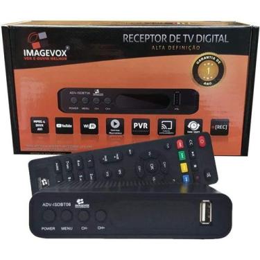 Imagem de Conversor digital uhf hdtv c/ gravador advisdbt06 - imagevox - Pvr