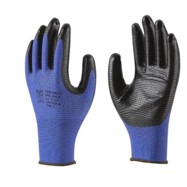 Imagem de Luva látex nitrilica azul nr 9 safety grip