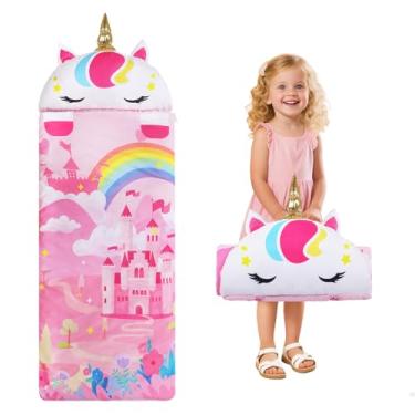 Imagem de Saco de dormir infantil espesso e fofo para crianças 2 em 1, tapete de cochilo para meninos e meninas, supermacio, quente, aconchegante