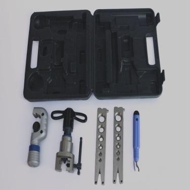 Imagem de Kit Flangeador Excêntrico Gallant com Catraca, Cortador, Escareador 1/4 A 3/4 - GLT808F