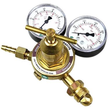 Imagem de CARBOGRAFITE Regulador De Pressão Série 700 Argônio Carbografite 010453710 Prata