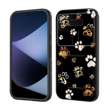 Imagem de wiaekosef Capa para Google Pixel 10/10 Pro 16.0 cm 2025 embutida capa de lente de câmera deslizante, capa de camada dupla de proteção à prova de choque, estampas fofas de pata de cachorro