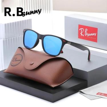 Imagem de Óculos De Sol Anti-reflexo UV400 Com Armação Quadrada Para Homens E Mu