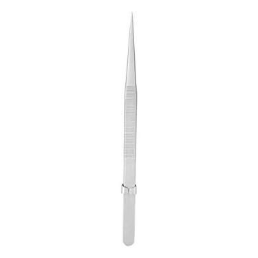 Imagem de aqxreight Tweezers de Aço Inoxidável Profissional para Fabricação de Jóias Com Trava e Aderência Não Deslizante (Pinças retas)