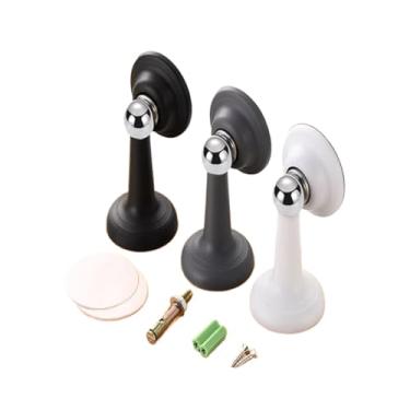 Imagem de Trava Prendedor Batetor Fixador Porta Imã Magnético Adesivo Inox cor branco(3,LA-114-BRANCA)