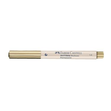 Imagem de Marcador permanente Multimark 1.0mm Ouro Faber-Castell