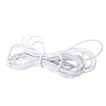 Imagem de HEEPDD Cordão Elástico de Bungee, Choque de Corda Esticada Pesada Amarrar o Cordão para Acampar DIY Protegendo Bungee de Substituição Ajustável para Ganchos Tarps Esportes de Pintura de Engrenagem (Branco)