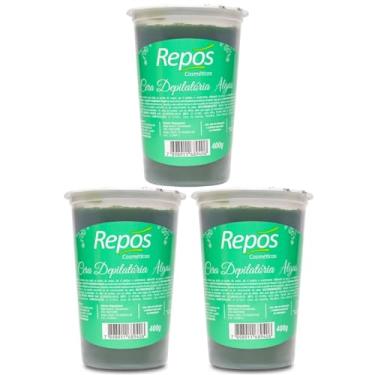 Imagem de Cera Depilatória Elástica para Depilação Repos 1,200Kg (1,200Kg, Algas)