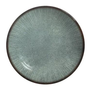 Imagem de Jogo 4 Pratos Fundo Coup Síria Verde Em Cerâmica Alleanza 25cm