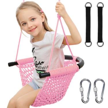 Imagem de Assento giratório Hi-Na Kids Tree Swing Seat para crianças (2 a 13 ano
