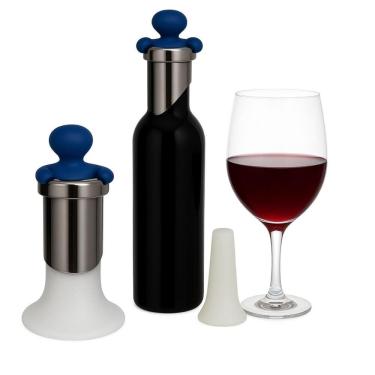 Imagem de Conjunto 2 Tampas Rolha Decorativa Vinho Champagne Bugatti