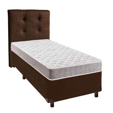 Imagem de Kit Cabeceira + Cama Box  + Colchão Solteiro D23 D23 Inducol