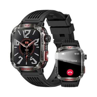 Imagem de Relógio Inteligente Masculino À Prova D'Água Com Tela De 2.01", Chamad