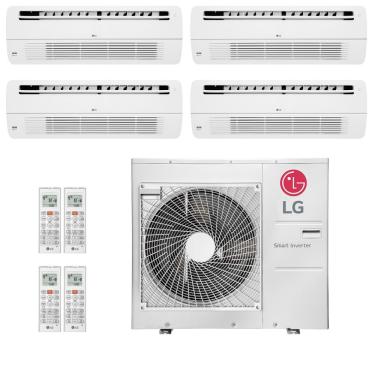 Imagem de Ar-Condicionado Multi Split Inverter LG 30.000 (4x Evap Cassete 1 Via 12.000) Quente/Frio 220V  R-32
