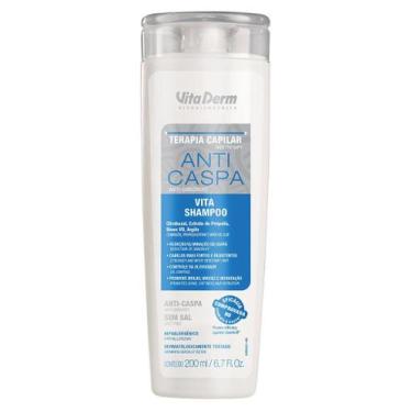 Imagem de Vita Shampoo Anti Caspa 200ml - Vita Derm - Eficácia Comprovada
