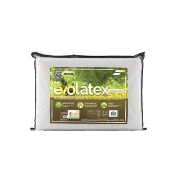 Imagem de Travesseiro Evo Látex Médio 11 cm Capa em viscose de fibra de Eucalipt