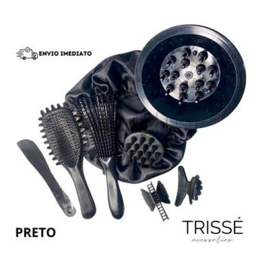 Imagem de Kit Cachos Beauty Flash Escova Finalizadora Difusor Definição e Finali