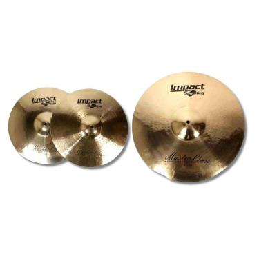 Imagem de Kit Pratos Master Class 14 Chimbal Hh + 18 Crash Ataque