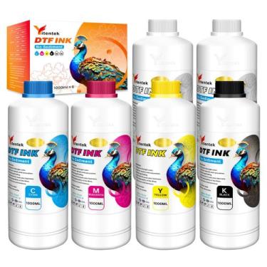 Imagem de Tinta de transferência DTF Yitentek No Sediment 6000mL para filme PET