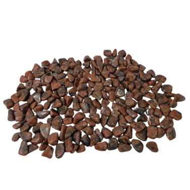 Imagem de Pedra Calcita Laranja 0,2 a 1 cm Rolada 500g Natural