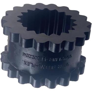 Imagem de 8JE Manga de Acoplamento Elastômero 8J para S-Flex Sure Flex Gear Sleeve Design Sólido 12,9 cm OD, Comprimento do Elastômero de 6,3 cm, Torque Nominal de 2,882 cm-lbs