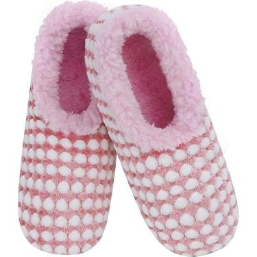 Imagem de Snoozies Meias femininas – Arlequim femininas, rosa, Large