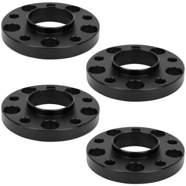 Imagem de BRTEC 4 espaçadores de roda 5 x 120 mm, 4 peças 5 x 120 pinos 20 mm espessura 72,56 mm espaçador de furo do cubo, compatível com BMW E36 E46 E60