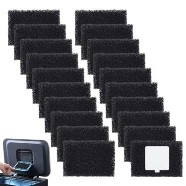 Imagem de OLYCRAFT 20 Pçs Filtros de Absorção de Odor de Lata de Lixo Desodorizador de Carvão Ativado Filtros Adesivos Filtro de Carvão Ativado para Lixeira Desodorizante Stick On Compost Bin Filter para