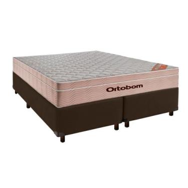 Imagem de Cama Box Bipartido Casal e Colchão Molas Ensacadas Airtech Ortobom