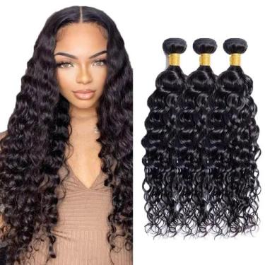 Imagem de Pacotes de cabelo LadrxADR Water Wave 1B Brazilian Remy 56-66cm