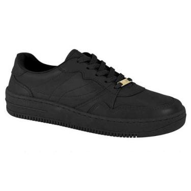 Imagem de Tênis Feminino Vizzano Casual Leve Dia a Dia, Preto, 38