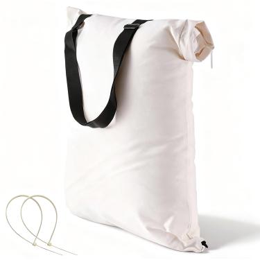 Imagem de YIBOCO Saco universal para soprador a vácuo de folhas, saco de despejo de detritos inferiores, para sopradores de folhas a vácuo e ancinho ultra soprador, compatível com Craftsman Black+Decker