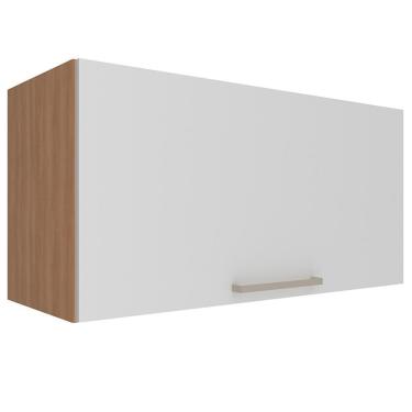 Imagem de Armario Aereo 1 Porta Basc 80 Cm Mdp Cz3119 Freijo Branco Tecno Mobili Freijo Branco