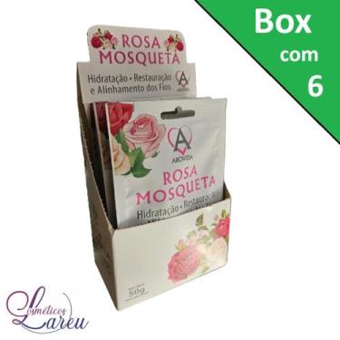 Imagem de "Box Sachê de Hidratação Capilar 50 gr Rosa Mosqueta (6 unidades) - Ar