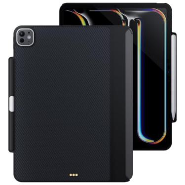 Imagem de Capa para iPad Pro com suporte para lápis, capa magnética fina compatível com teclado Magic e Smart Keyboard Folio (13 polegadas)