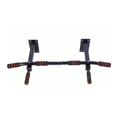 Imagem de Barra Horizontal de Parede 95cm para Musculação - Barra Fixa com Capacidade 200kg, Aço Carbono, Kit Instalação(Normal)