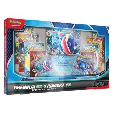 Imagem de Pokémon Caixa de coleção especial Greninja EX e Kingdra EX do jogo de cartas colecionáveis