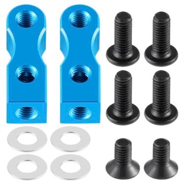 Imagem de MORFUM RC TT02 Aluminum Servo Mount Brackets Servo Seat Mount Compatible with Tamiya TT02 TT02B 1/10 RC On Road Touring Car Upgrade Parts