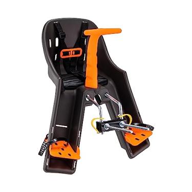 Imagem de CADEIRINHA DIANTEIRA BABY BIKE GRAFITE COM LARANJA