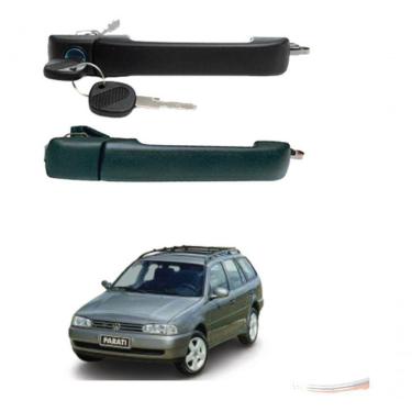 Imagem de Par Maçaneta Ext Preta C/ Chave Gol Parati G2 96 A 01 4 Ptas - Un / 2 [f103]