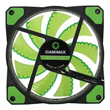 Imagem de Fan Gamemax Para Pc Gamer Gf12g 12cm Verde 32 Led