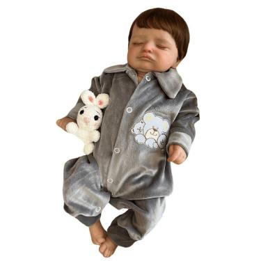 Imagem de Bebê Reborn Hiper Realista Rosali Menino