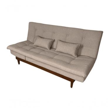 Imagem de Sofá Cama Versátil Madero Linho Espuma D33 Império Bege 201