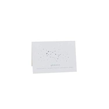Imagem de Cartão Signo Gêmeos, Teca, Gu0235, Creme