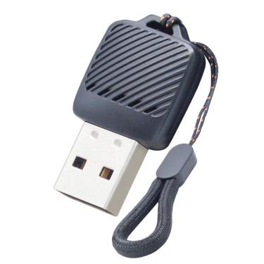 Imagem de Adaptador CarPlay sem fio compacto com porta USB/tipo C - cinza