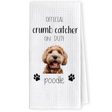 Imagem de LKETW Toalhas de cozinha engraçadas Poodle - Presentes de poodle para mulheres, toalha de mão para banheiro, amantes de cães, mãe, pai, dono, presentes para mulheres, presente para amantes de animais