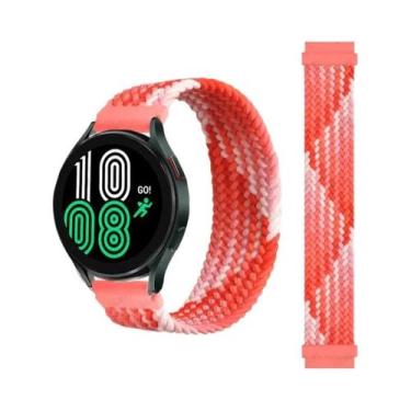 Imagem de Pulseira Trançada Solo Loop De 22mm 20mm Para Samsung Galaxy Watch E A