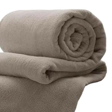 Imagem de Cobertor Casal Microfibra Antialérgico – Manta Estampada ou Lisa para Cama de Casal (LISA UNISSEX SORTIDO)