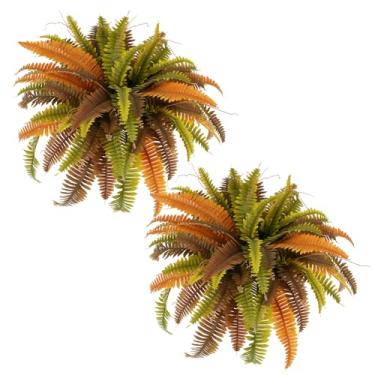 Imagem de Keeplush Planta artificial de samambaia Boston de 107 cm, 2 samambaias falsas para uso ao ar livre, plantas artificiais realistas com 86 folhas para jardim, varanda, pátio, casa, escritório, sala de